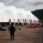 大会前日風景