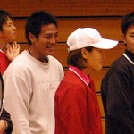 選手による講習会に臨む台湾隊