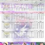 男子ダブルス予選リーグ全対戦　インチョンアジア競技大会