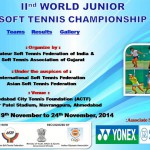 第２回世界ジュニア選手権　11.20,21,22,23　インド アフマダーバード
