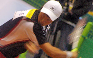 2008アジア選手権でのキムドンフン。このときが彼の初国際大会、まさに衝撃的なデヴューだったわけだが、この半年前の王座戦に出場していた。