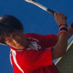ソフトテニス　スーパースローの世界　篠原秀典のバックハンド
